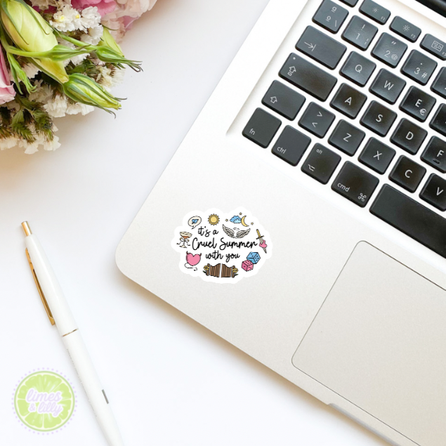 It’s a Cruel Summer with You Bookish Vinyl Sticker