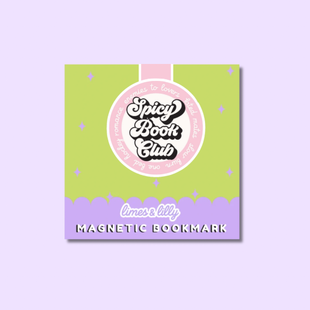 Spicy Book Club Magnetic Bookmark