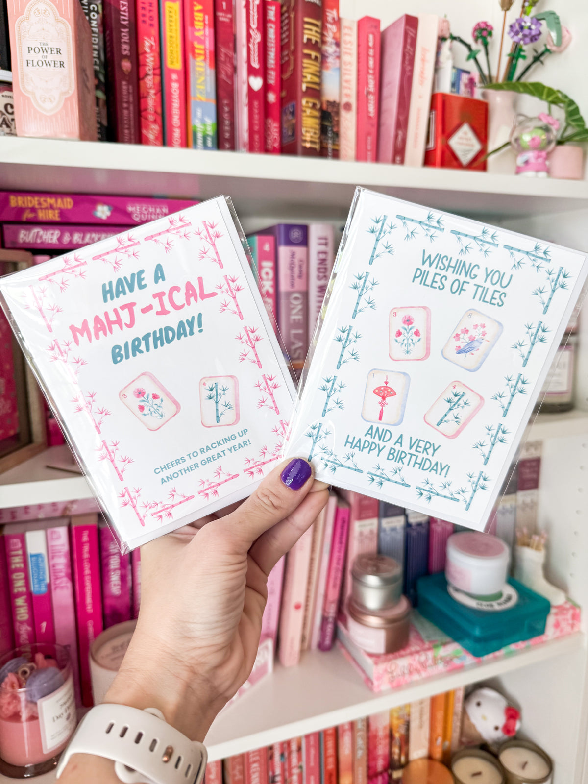 Mahjong Birthday Card – Have a Mahj-ical Birthday A2 Greeting Card