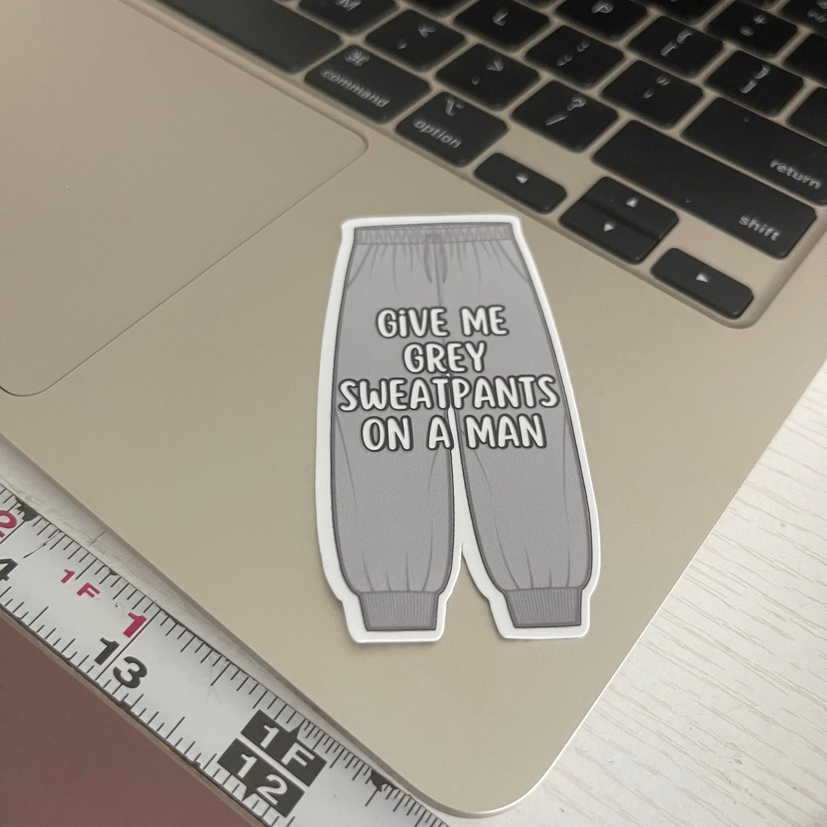 Morally grey sweatpants sticker, morally gray, bookish stickers, book stickers, kindle, laptop, romance reader, tumblers, bottle
