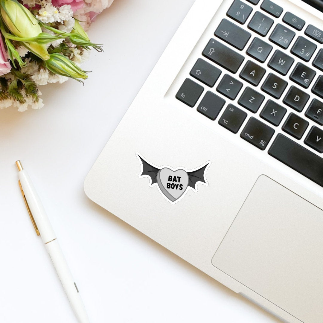 Bookish Boyfriend sticker, Bat Boys, ACOTAR, book inspired, bookish stickers, kindle, laptop, decal, romantasy book merch,