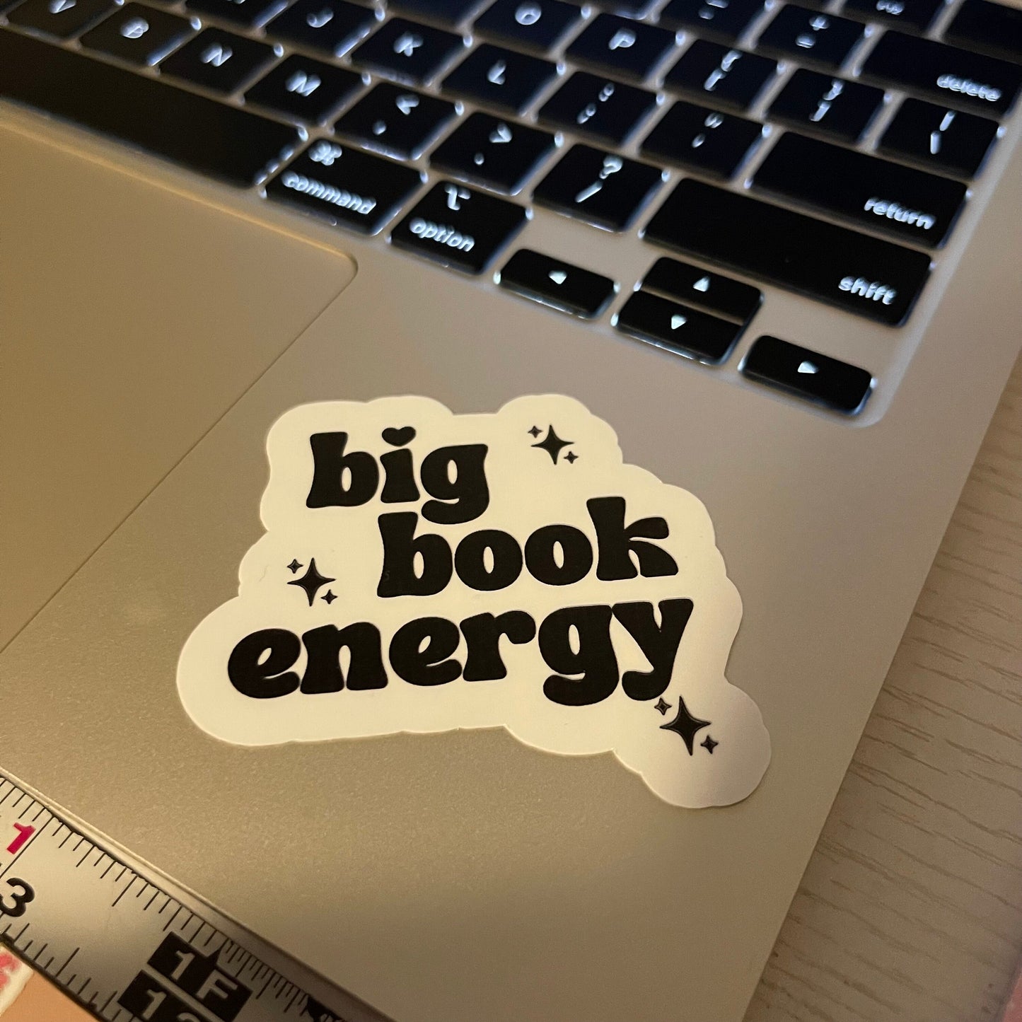 Big Book Energy bookish stickers, dark romance, book stickers, kindle, laptop, romance reader, smut stickers, smutty, big energy