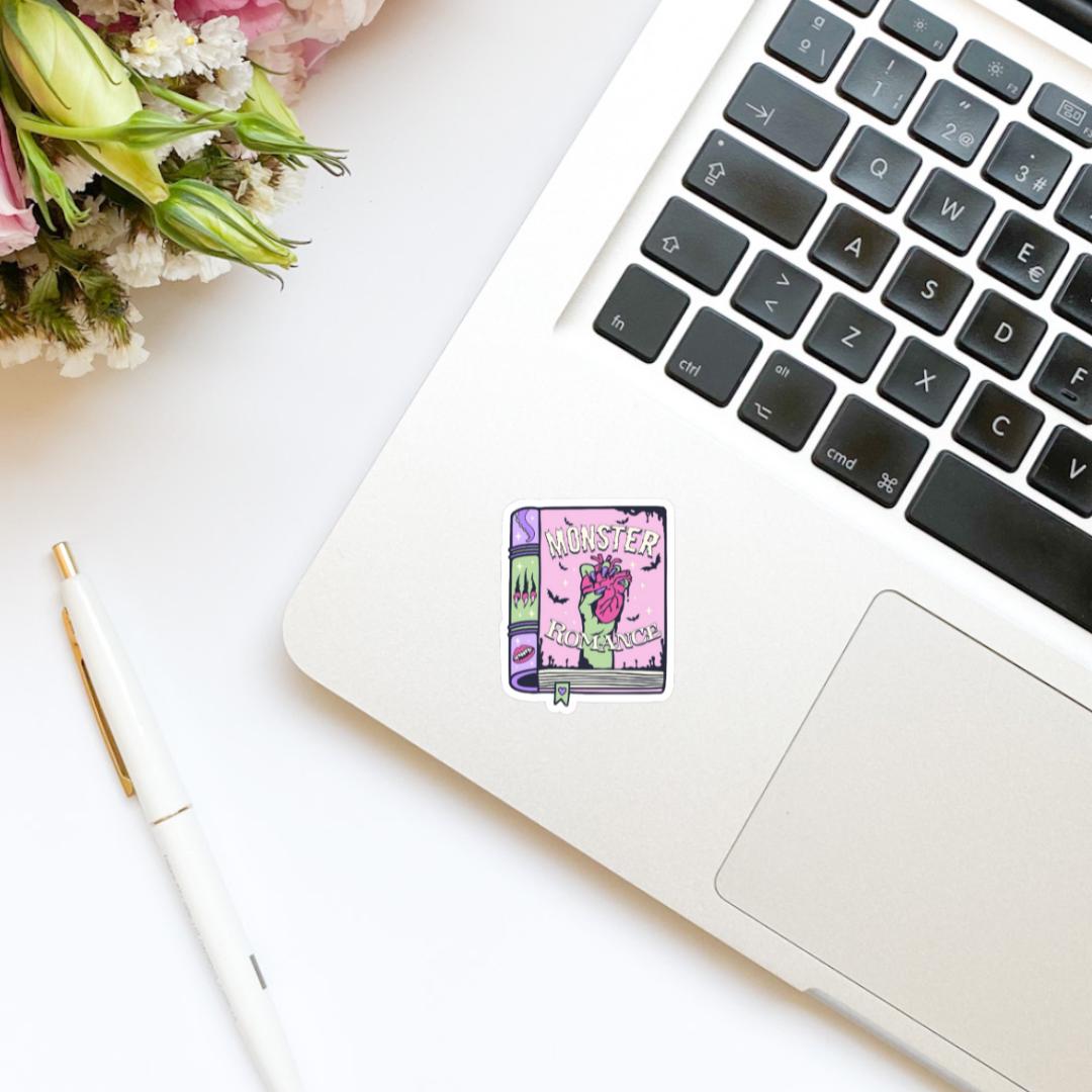 Monster Romance Book Sticker | Romance Tropes | Sports Romance | Bookish stickers | kindle stickers | laptop | spicy romance |