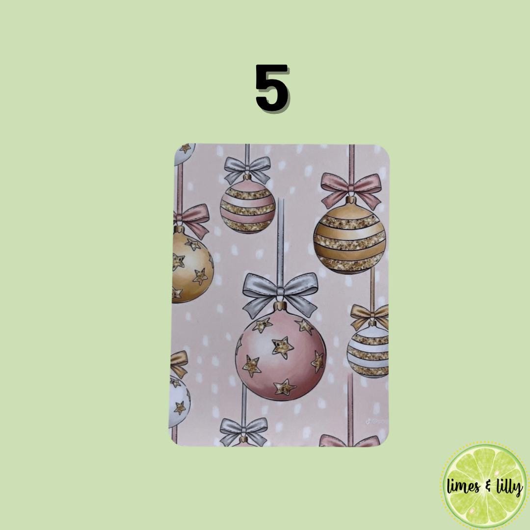 Kindle Insert for Clear Case | Pink Christmas Holiday Insert | Cardstock Insert | Bookish Gift | Ereader | Kindle Accessories | Book Merch