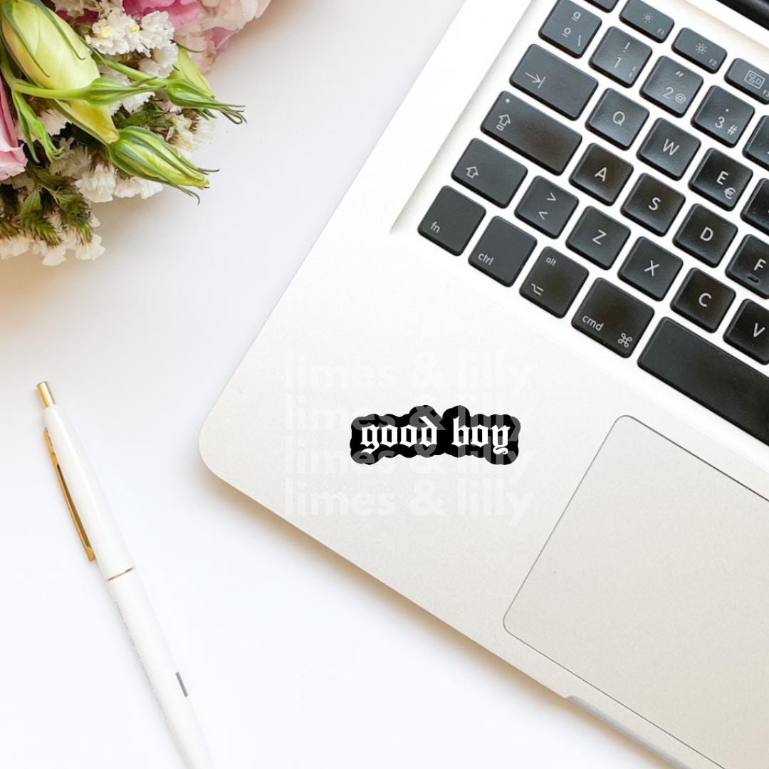 Good Boy Vinyl Sticker | Kindle Sticker | Bookish Stickers | Bookish Sticker | Sticker Quote | Smut | Smutty Sticker