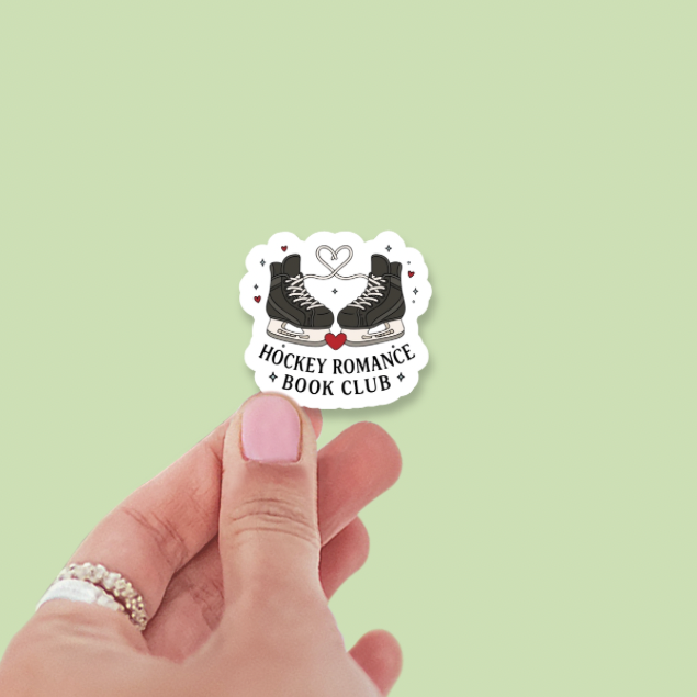 Hockey Romance Book Club Vinyl Sticker