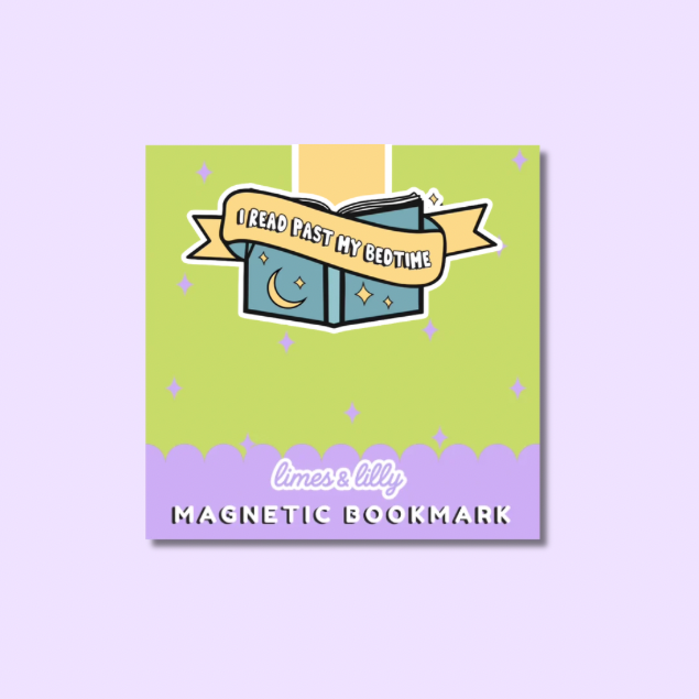 I Read Past My Bedtime Magnetic Bookmark