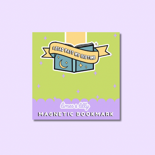I Read Past My Bedtime Magnetic Bookmark