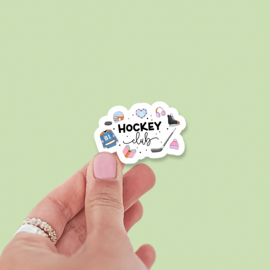 Hockey Club Vinyl Sticker