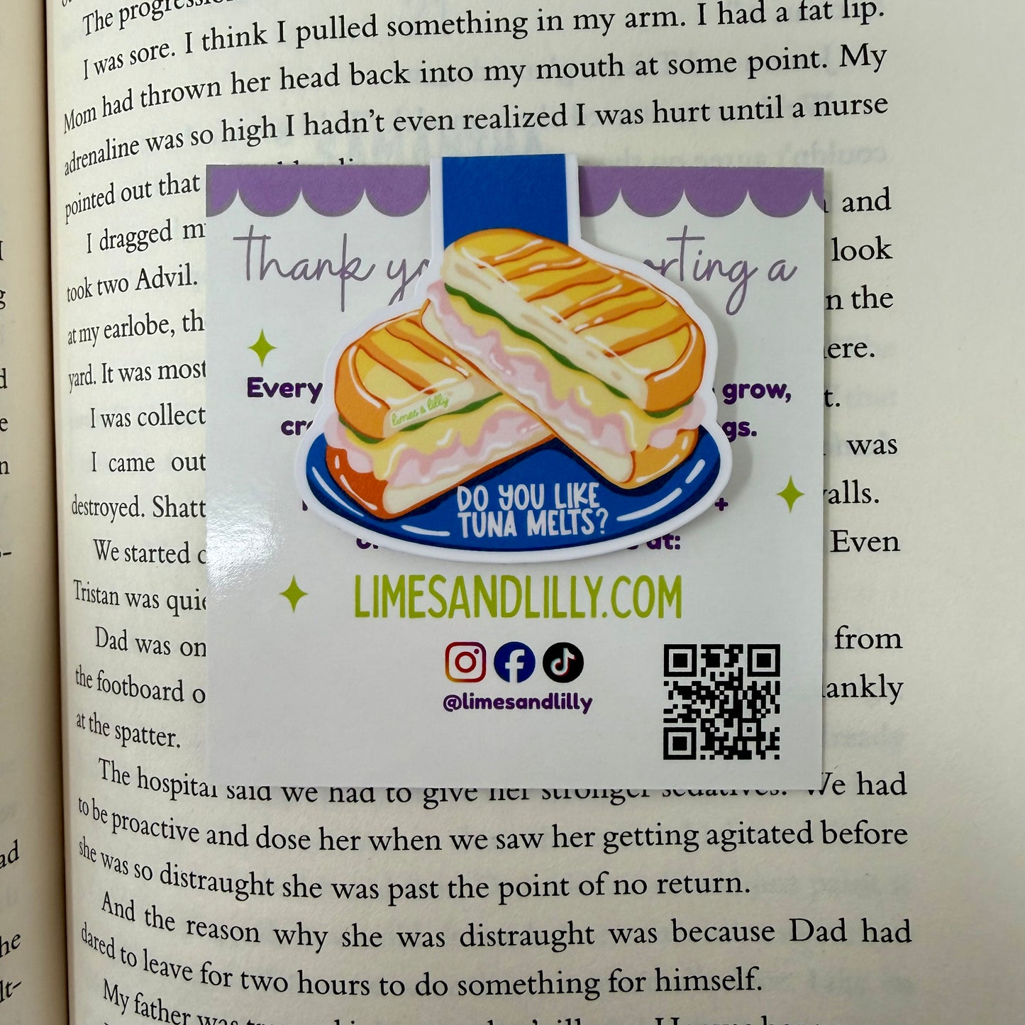 Do You Like Tuna Melts Heated Rivalry Magnetic Bookmark