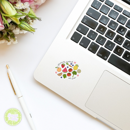 Farmers Market Produce Vinyl Sticker