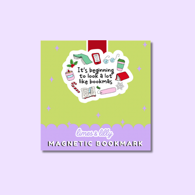 It’s Beginning to Look a Lot Like Bookmas Magnetic Bookmark