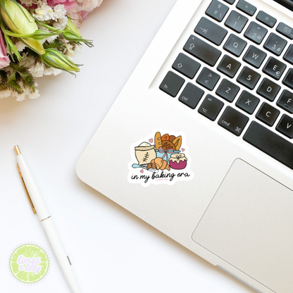 In My Baking Era Vinyl Sticker
