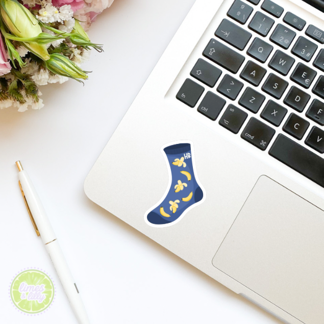 Banana Socks Heated Rivalry Vinyl Sticker