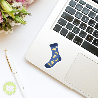Banana Socks Heated Rivalry Vinyl Sticker