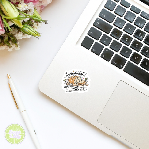 Sourdough Hoe Vinyl Sticker