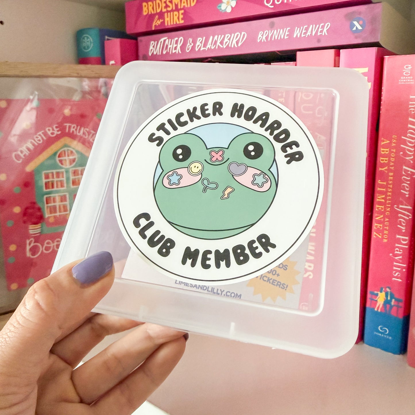 Sticker Storage Box – Sticker Hoarder Club Frog