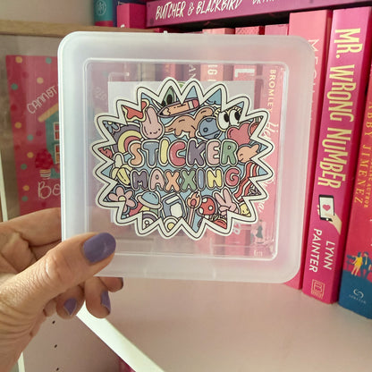 Sticker Storage Box – Sticker Maxxing Organizer