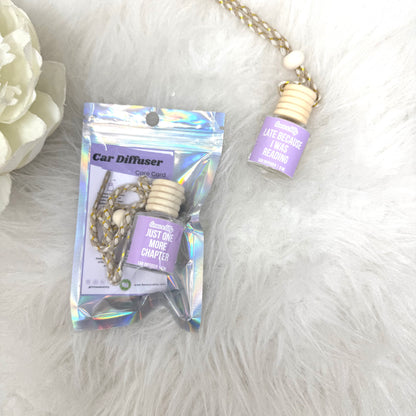 Bookish Car Diffuser | Choose Label & Scent | 8 mL Hanging Reed Air Freshener