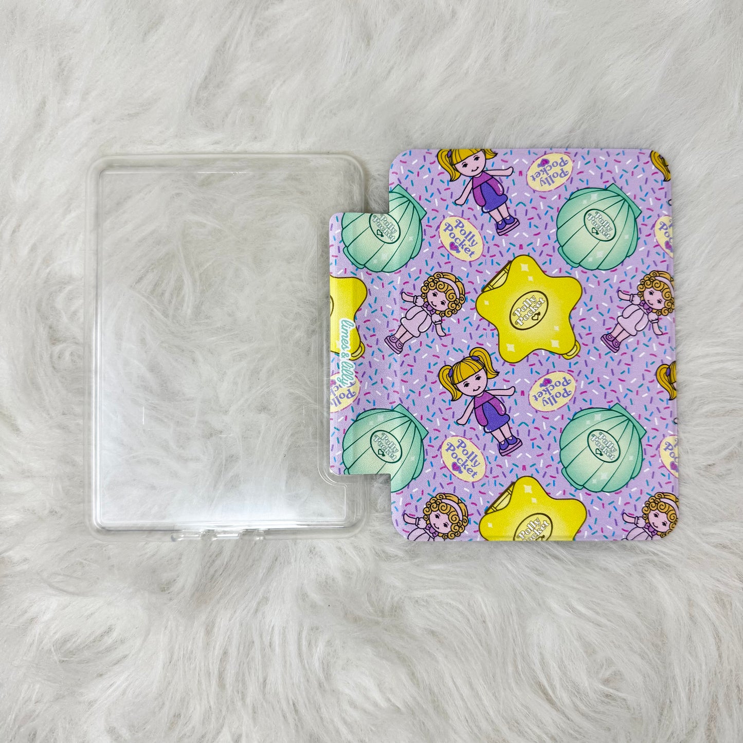 Retro Doll Compact Kindle Case | Nostalgic 90s Toy Inspired Kindle Paperwhite 12th Generation & Colorsoft Cover