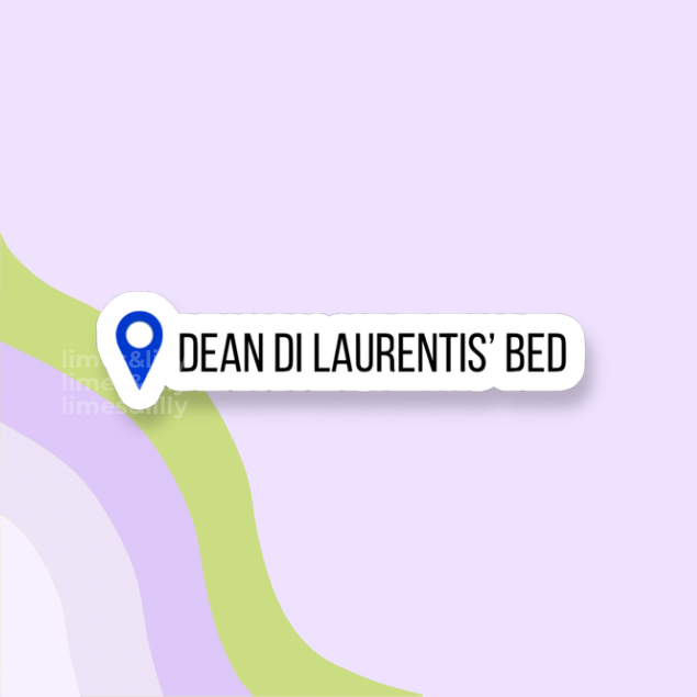 Dean Di Laurentis’ Bed Hockey Romance Vinyl Sticker