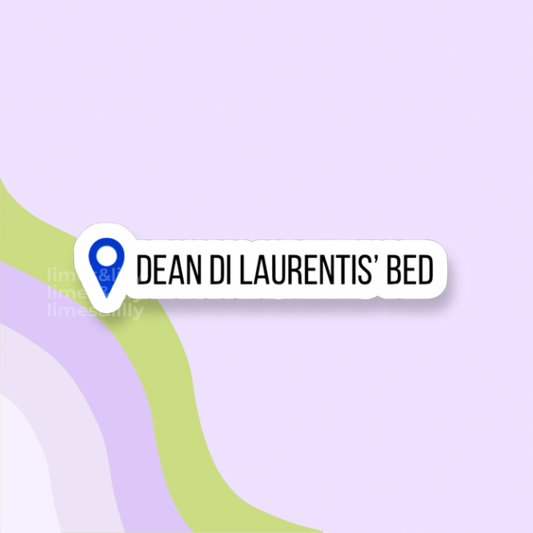 Dean Di Laurentis’ Bed Hockey Romance Vinyl Sticker