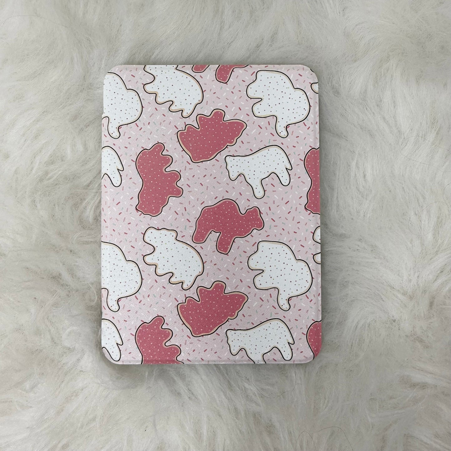 Sweet Treat Frosted Animal Cookies Crackers Kindle Case Clear Back