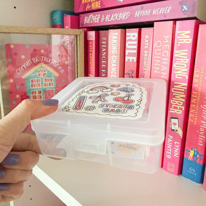 Sticker Storage Box – “Sticker Babe” Organizer