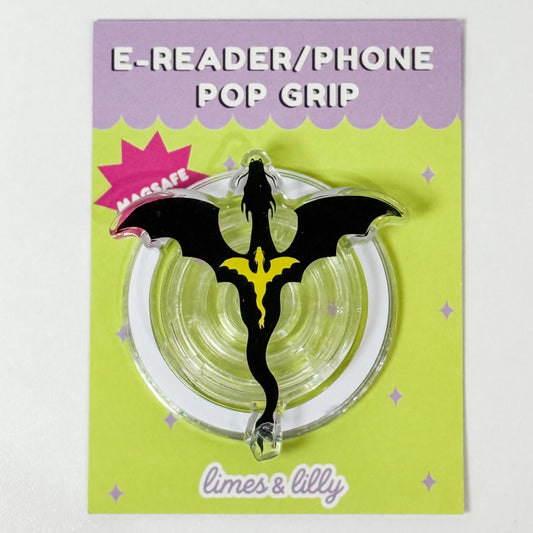 Black Dragon Romantasy MagSafe Kindle & Phone Grip