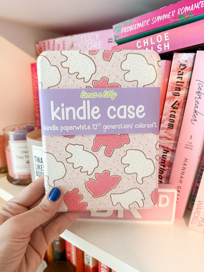 Sweet Treat Frosted Animal Cookies Crackers Kindle Case Clear Back