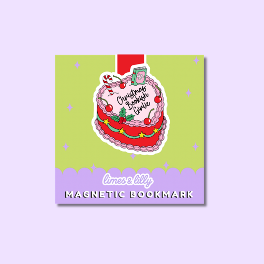 Christmas Bookish Girlie Magnetic Bookmark