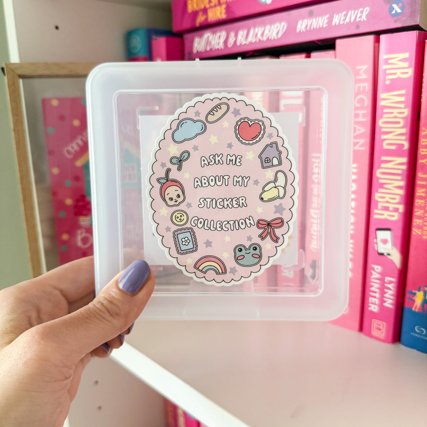 Sticker Storage Box – Ask Me About My Sticker Collection