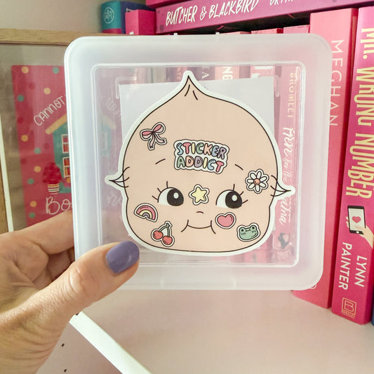 Sticker Storage Box – Sticker Addict Angels Face