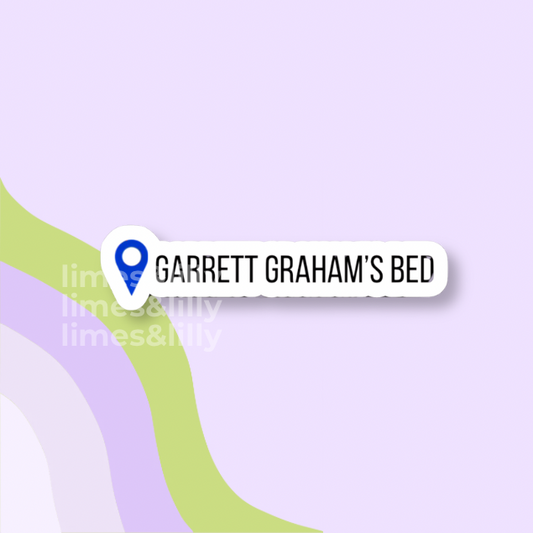 Garrett Graham’s Bed Hockey Romance Vinyl Sticker