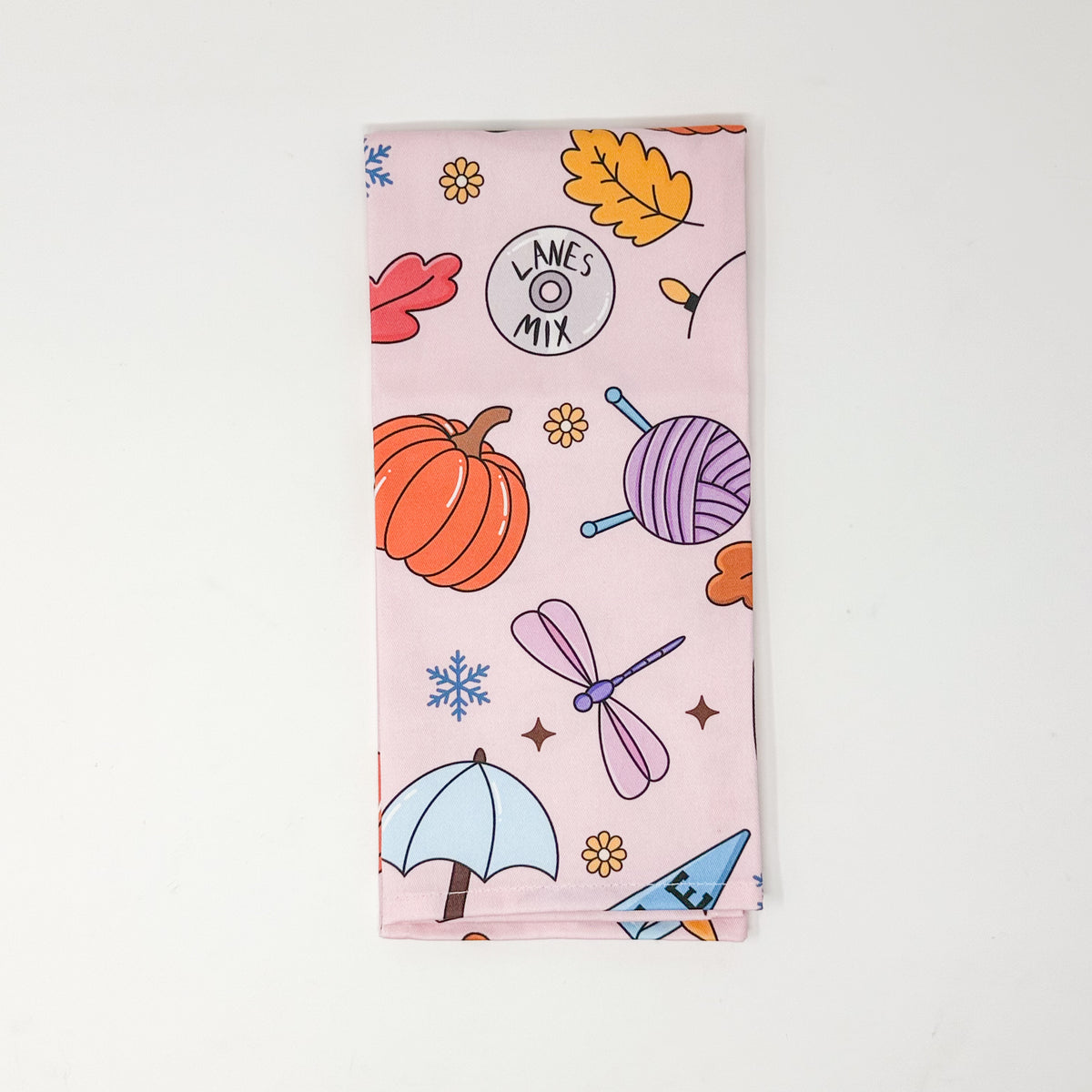 Gilmore Girls Cozy Small Town Fall Tea Towel | Coffee Books Autumn Kitchen Towel