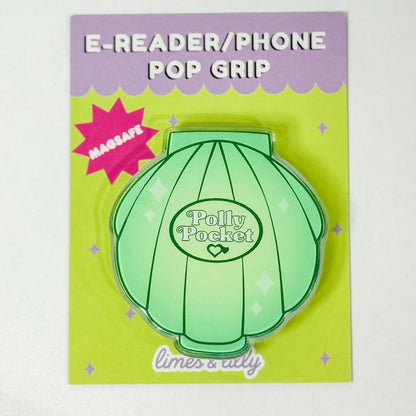 Green Shell Retro Pocket Toy MagSafe Kindle & Phone Grip