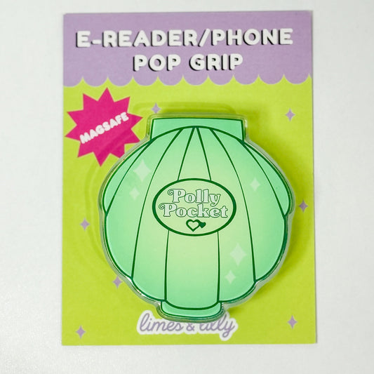 Green Shell Retro Pocket Toy MagSafe Kindle & Phone Grip