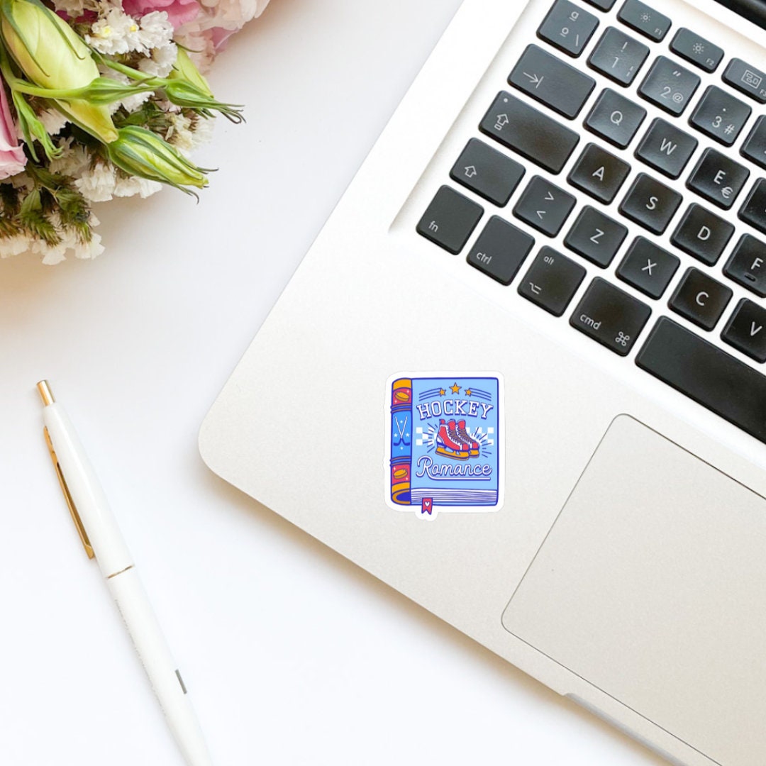 Hockey Romance Book Vinyl Sticker | Romance Tropes | Sports Romance | Bookish stickers | kindle stickers | laptop | spicy romance |