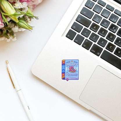 Hockey Romance Book Vinyl Sticker | Romance Tropes | Sports Romance | Bookish stickers | kindle stickers | laptop | spicy romance |