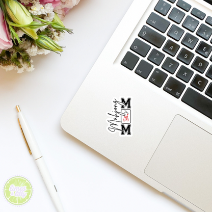 Mahjong Mom Vinyl Sticker
