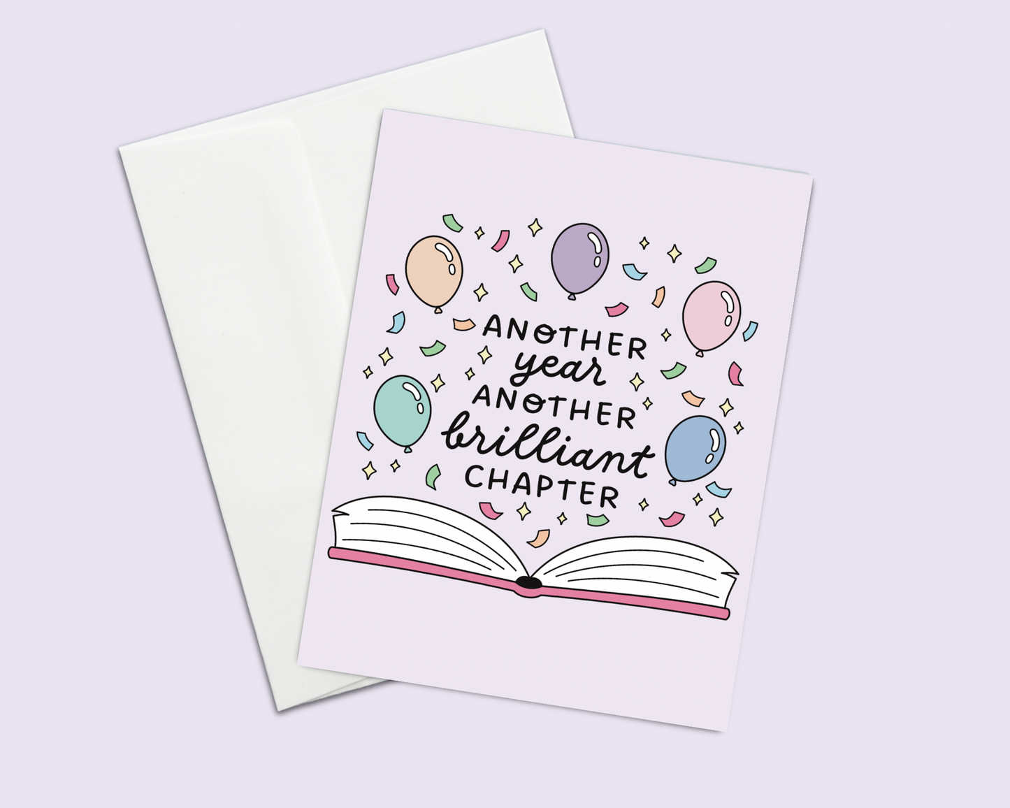 Another Year Another Brilliant Chapter Birthday Card