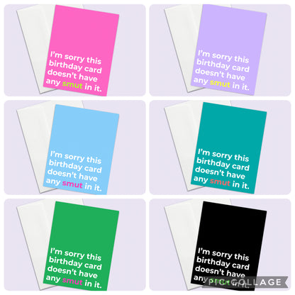 Funny Smut Reader Birthday Card | Greeting Card for Readers
