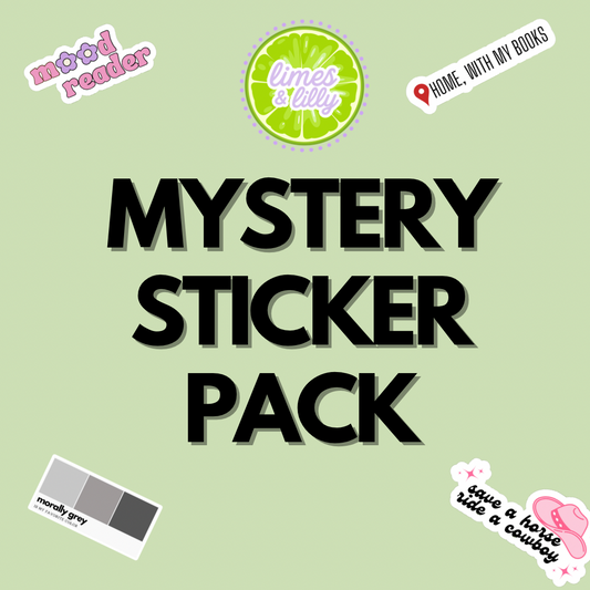 MYSTERY Sticker Pack, Sticker Bundle | Book Stickers |