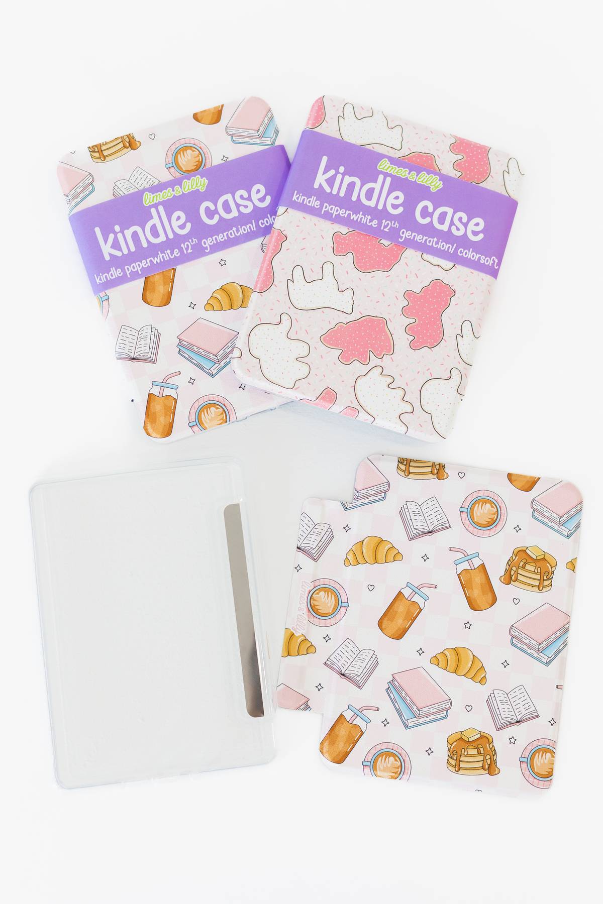 Retro Pop-Tart Kindle Case – Clear Back