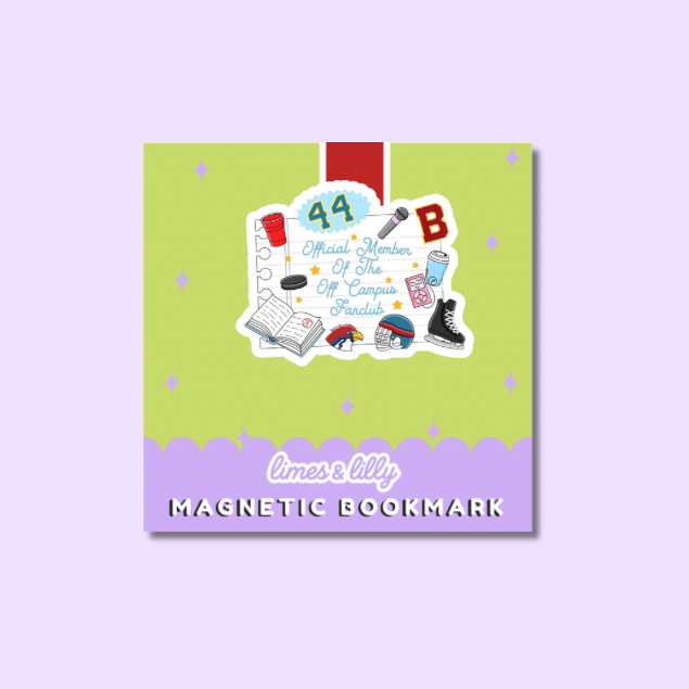 Off Campus Fan Club Magnetic Bookmark
