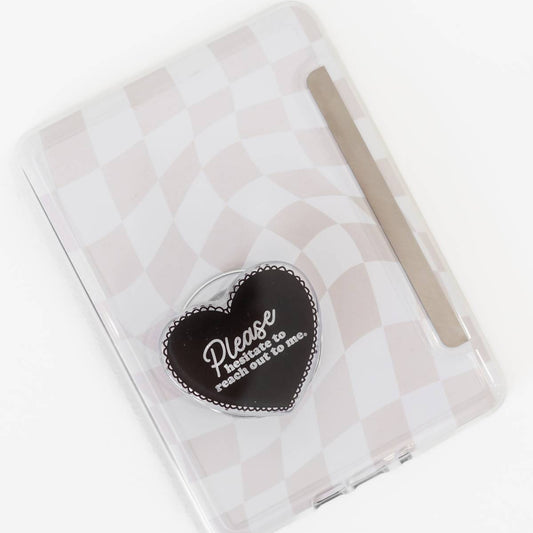 Please Hesitate Heart MagSafe Kindle & Phone Grip