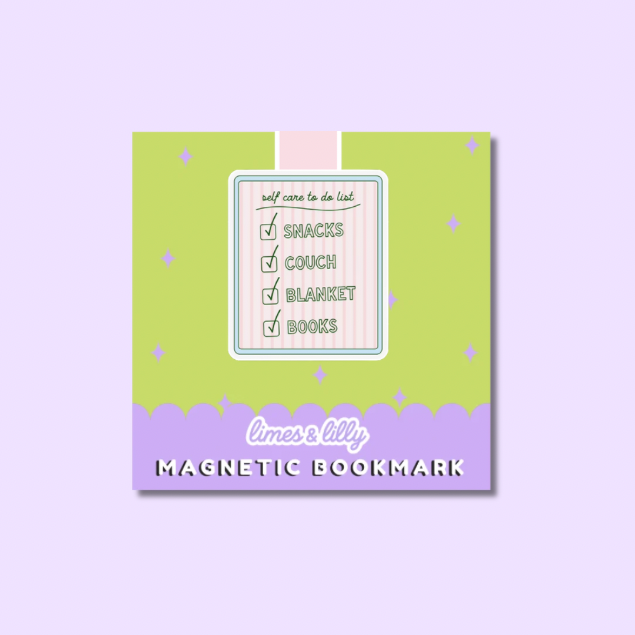 Self Care To Do List Magnetic Bookmark | Reader Gift