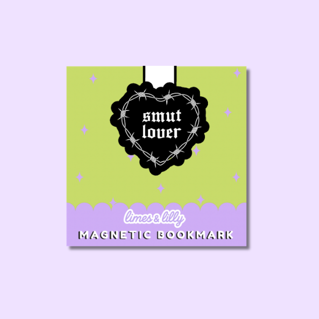 Smut Lover Thorny Heart Magnetic Bookmark