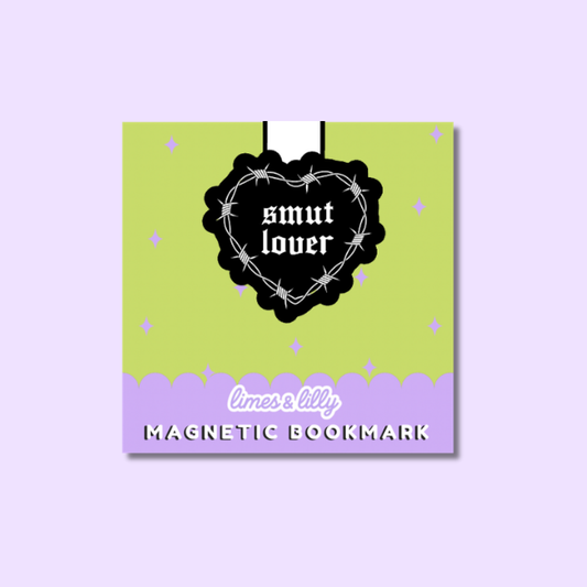 Smut Lover Thorny Heart Magnetic Bookmark