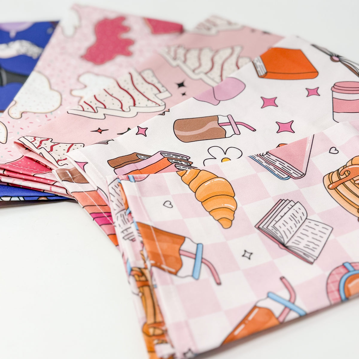 Books and Brunch Tea Towel | Coffee Pancakes Bookish Kitchen Towel